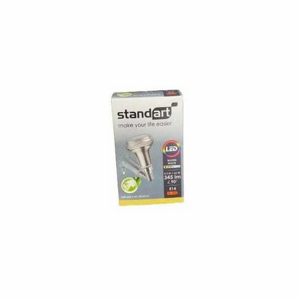 STANDART ŽÁROVKA LED R50 4,3W E14 2700K 390LM 36 DIM