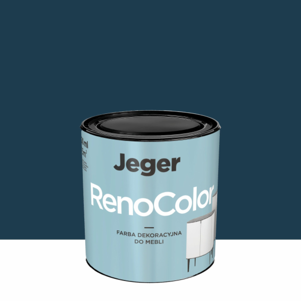 BARVA NA NÁBYTEK RENOCOLOR TMAVĚ MODRÁ 0,45 L