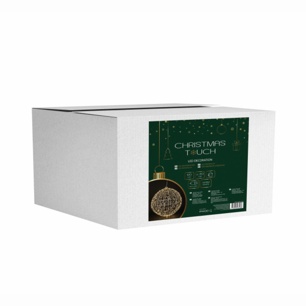 Dekorační koule Vánoční dotek, 40 cm, 120 LED