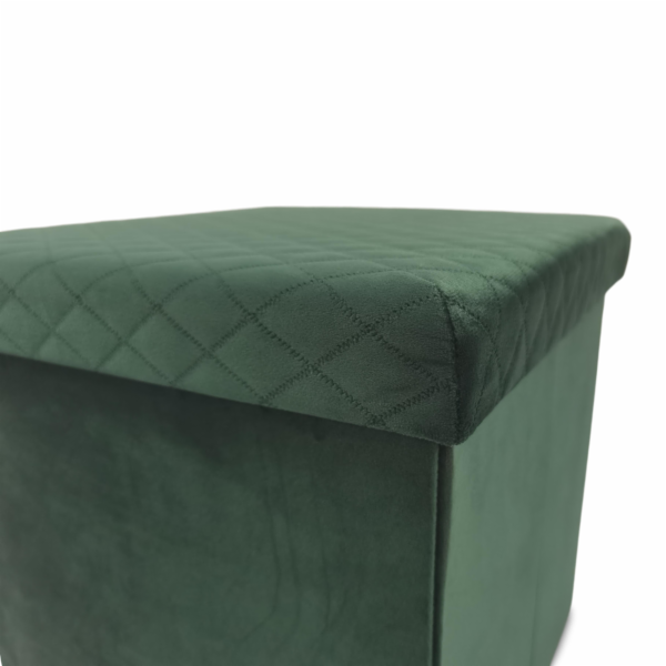 Pouf Domoletti Mateo, zelený, 38 cm x 38 cm x 38 cm