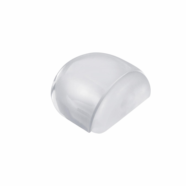 Zarážka dveří Haushalt, 2,1 cm x 3,8 cm, gumová, průhledná