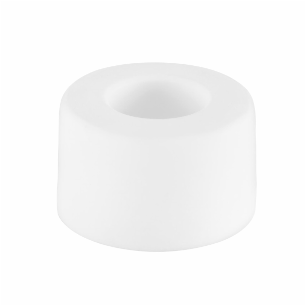 Zarážka dveří Haushalt, 2,5 cm, O 4 cm, guma, bílá
