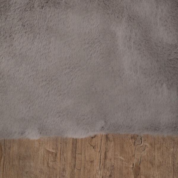 KRÁLIČÍ KOŽEŠINA 80X150 800GSM SVĚTLE ŠEDÁ