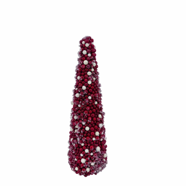 Dekorace, vánoční stromeček Vánoční dotek bobule, 38 cm