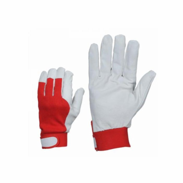 FORTE_TOOLS Kožené rukavice Forte Tools, přírodní kůže, L