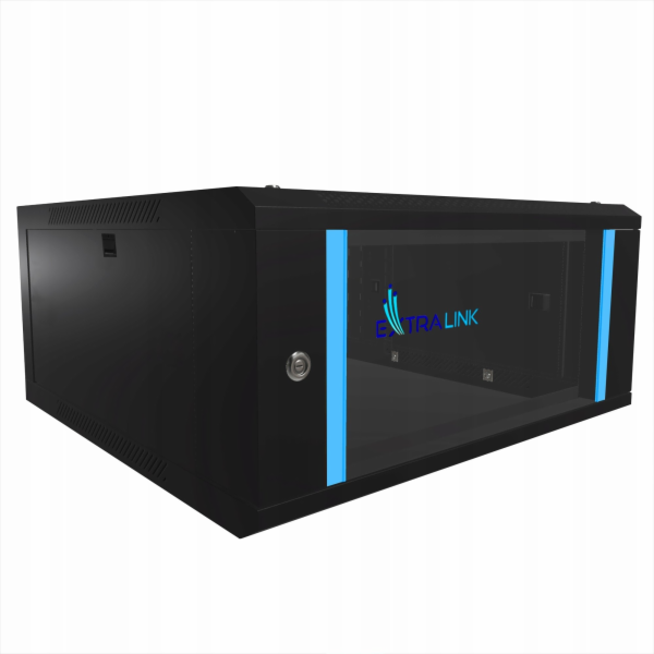 ExtraLink LITE 4U rozvaděč 530X400 NÁSTĚNNÁ RACKOVÁ SKŘÍŇ...