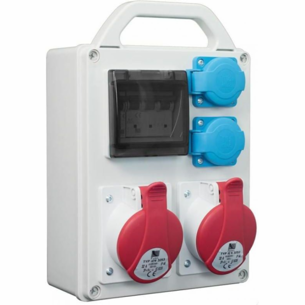 Pawbol Přenosná rozvaděčová skříň R-BOX 240R 4S 1x32A/5P ...
