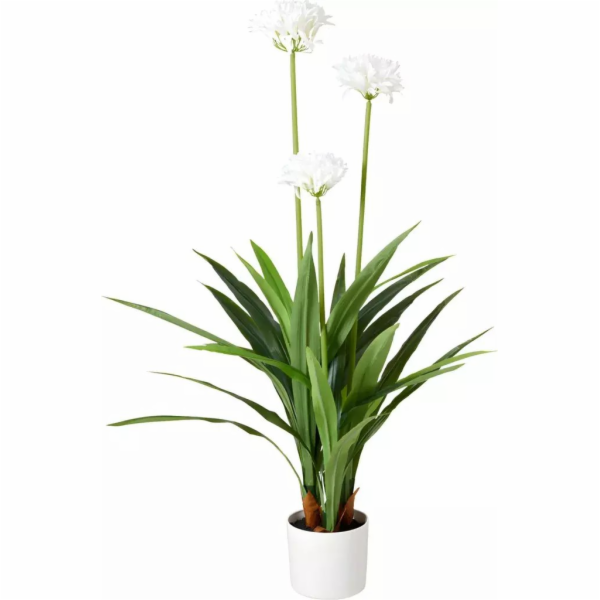 Lumarko Velká umělá květina v květináči, Agapanthus, 70 x...