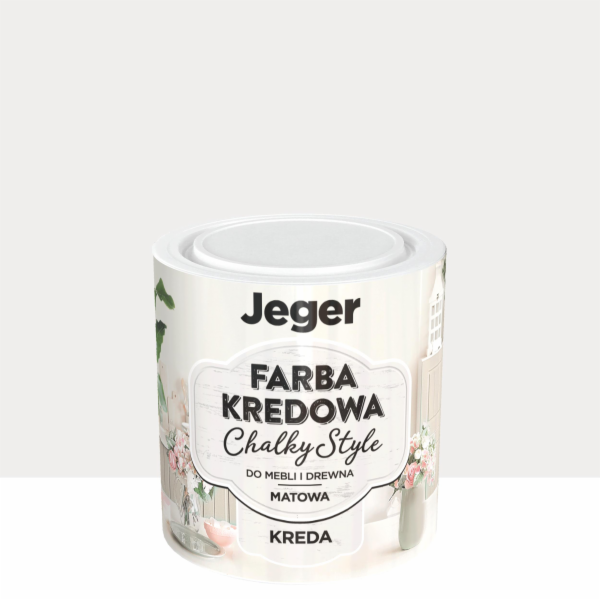JEGER KŘÍDOVÁ BARVA NA NÁBYTEK KŘÍDOVÁ BARVA 0,5L