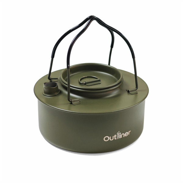 OUTLINER Konvice na čaj , nerezová ocel, 0,9 l, zelená