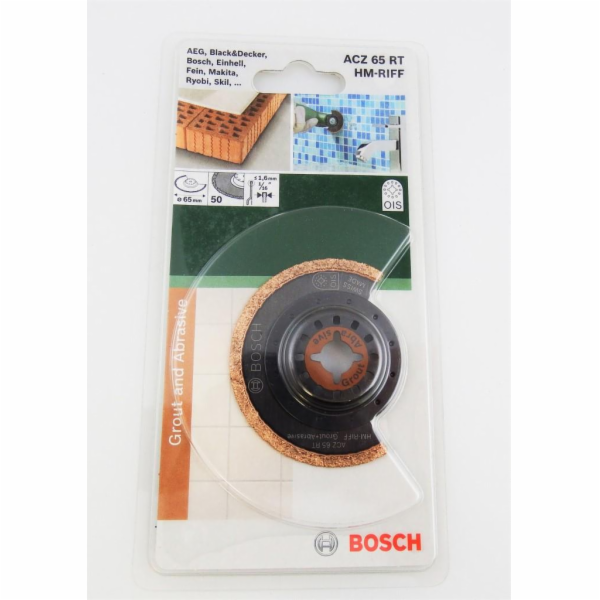 Segmentový kotouč Bosch ACZ 65 RT, HM Riff  s tvrdokovový...