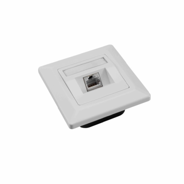 Solarix Eth.Zás. CAT5E STP 1 x RJ45 pod omítku bílá  SX9-...