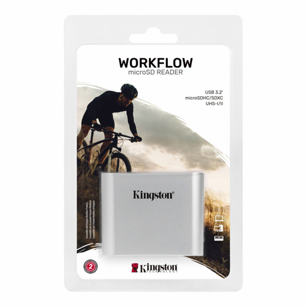 Kingston čtečka karet, USB3.2 Gen1 Workflow Dual-Slot mic...