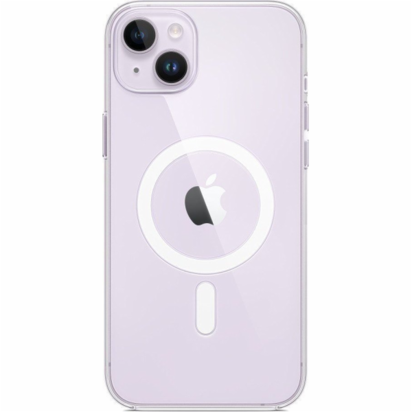 iPhone 14 + Clear Case with MagSafe