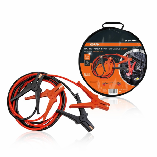 Startovací kabely Osram, 300 A