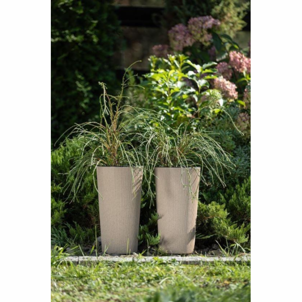 Hrnec Lamela Lilia 878-85, plast, O 25 cm, obj Hnědý