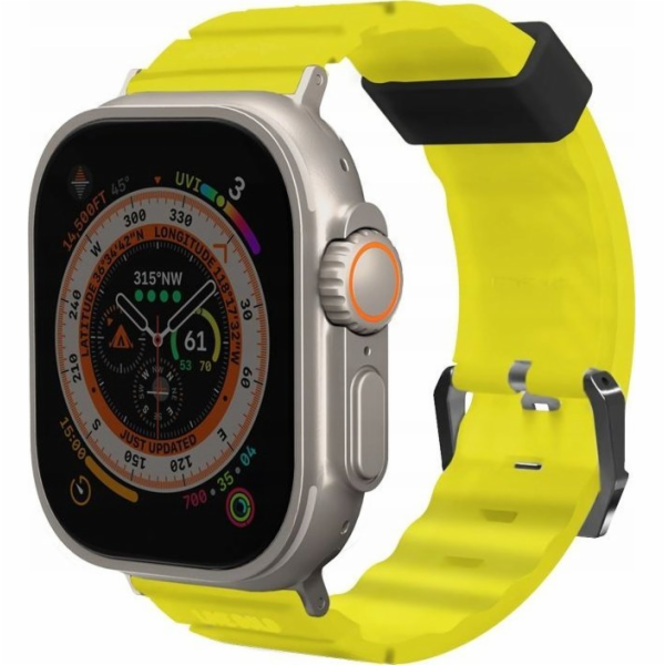 Pásek Skinarma Shokku Apple Watch 49/45/44 mm žlutý/elekt...