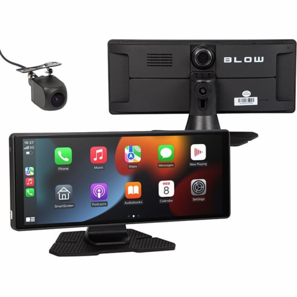 BLOW Bezdrátová multimediální stanice CarPlay 5.0 s video...