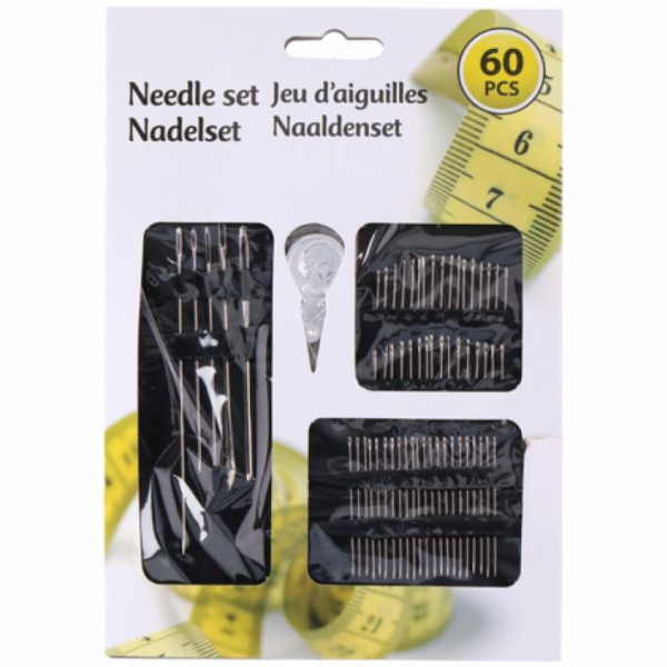 Sada jehel, 60 kusů.