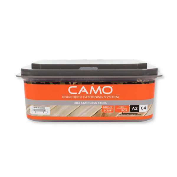 CAMO Vruty do terasového dřeva A2, 4,2 x 60 mm, 200 ks.
