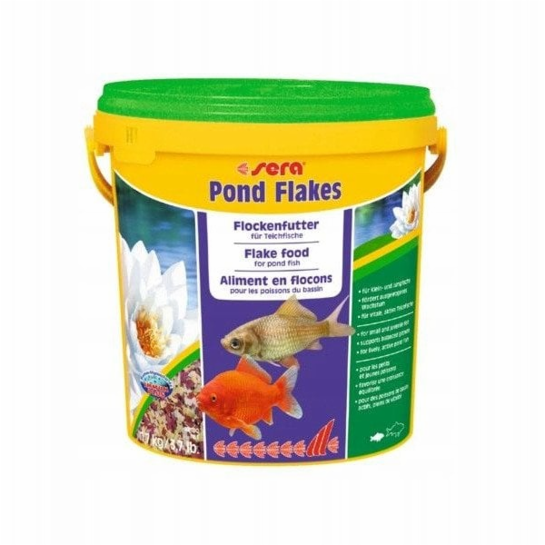 Sera Pond Flakes 10 l, vločky - krmivo pro jezírkové ryby