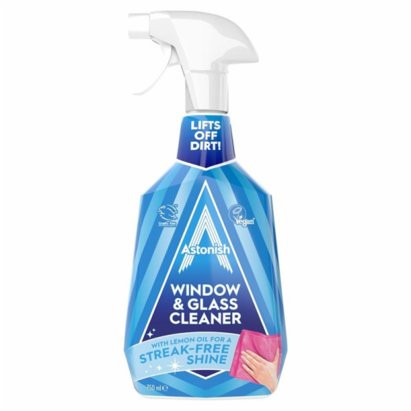 ASTONISH Čistič oken a skla 750 ml