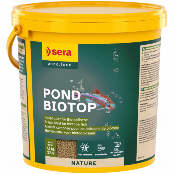 Sera Pond Biotop 1000 ml/ 560 g, granule - základní krmiv...