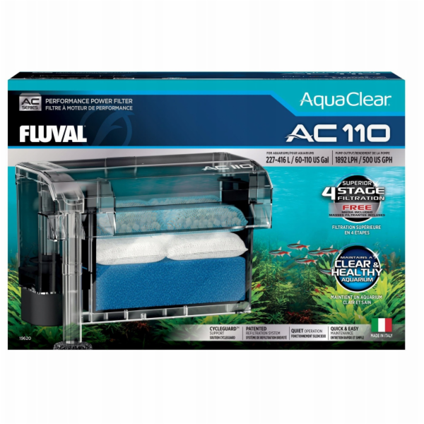 Exo Terra Výkonový filtr AC110, 227–416 l