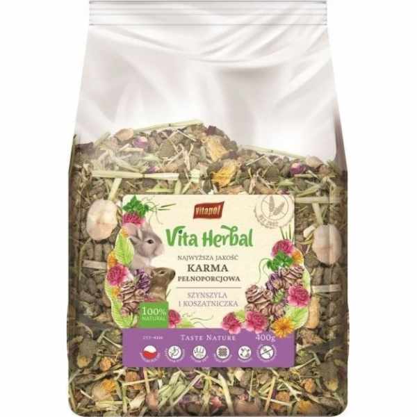 Vitapol Vita Herbal Basic krmivo pro činčily 4x400g (ZVP-...