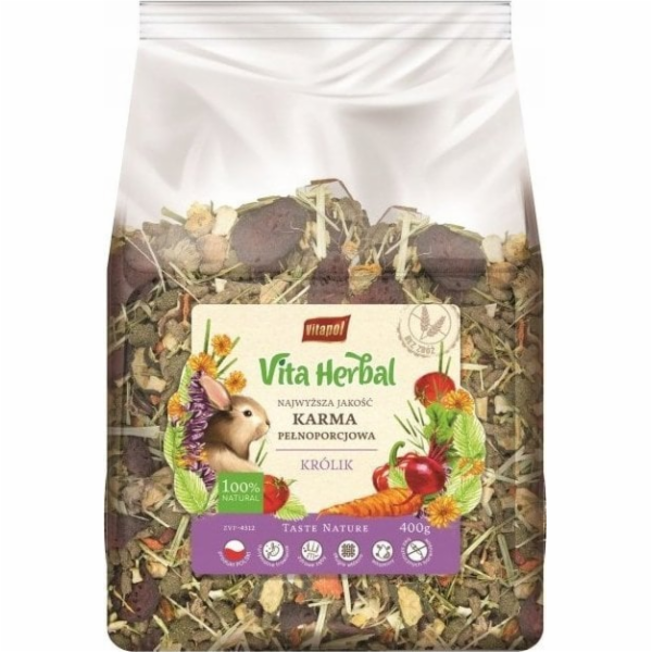 Vitapol Vita Herbal Basic krmivo pro králíky 400g (ZVP-4312)