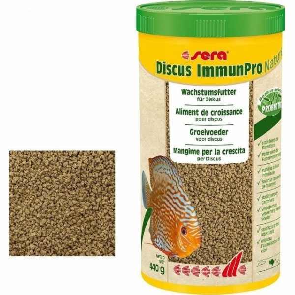 Sera sera Discus ImmunPro Nature 1.000 ml - krmivo pro ci...