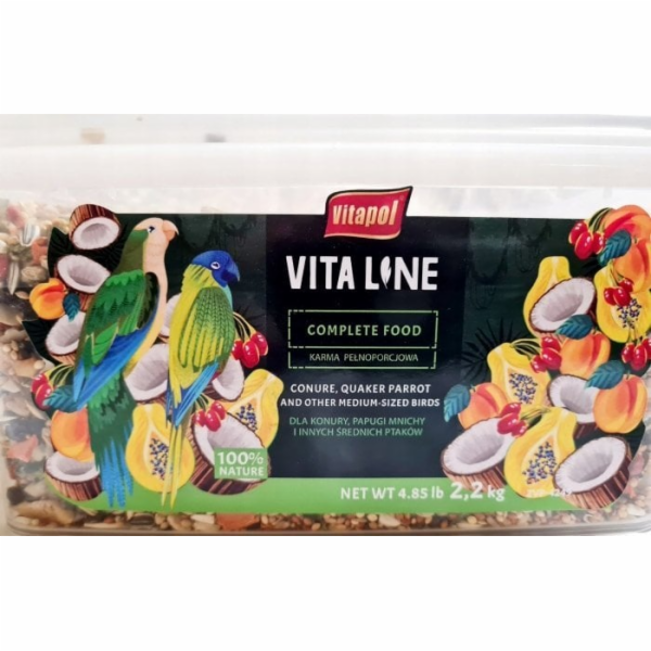 Vitapol Vitaline Kompletní krmivo pro papoušky conese, mn...