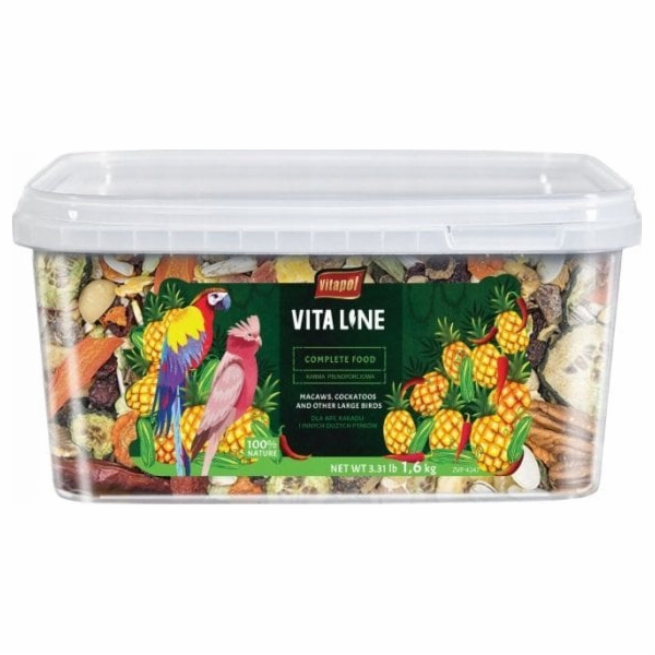 Vitapol Vitaline Kompletní krmivo pro ara, kakadu a další...