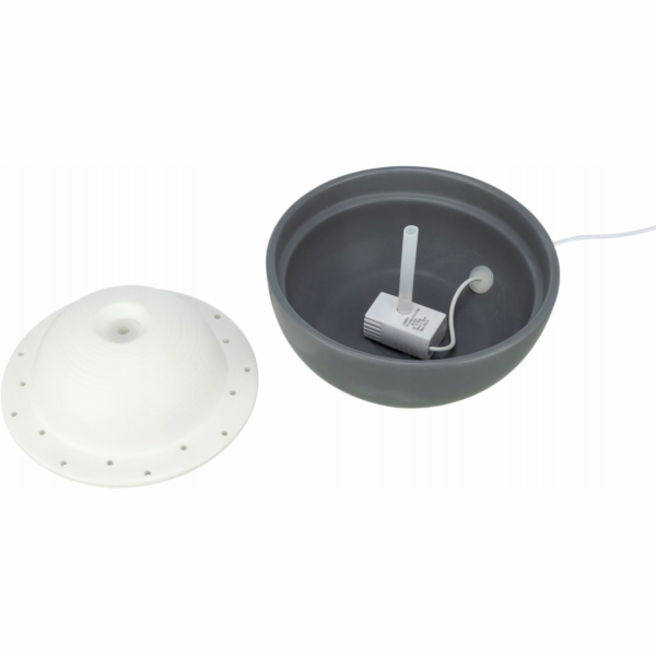 Trixie Vital Dome pítko, 1,5 l/20×10×20 cm, šedobílé