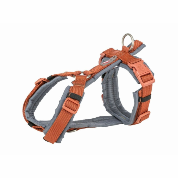 Trixie Premium Trekking Postroj pro psy oranžovo-grafitov...