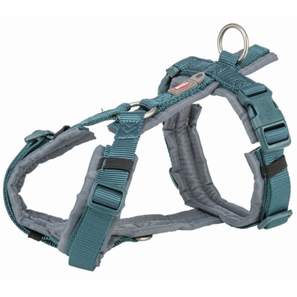 Trixie Premium Trekking Postroj pro psy Modrý Grafit S/M