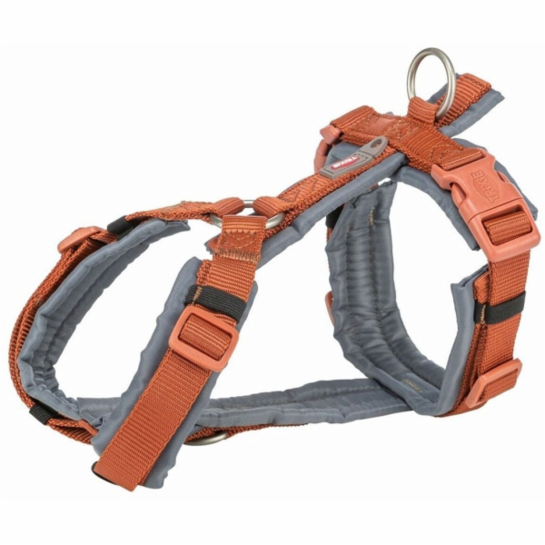 Trixie Premium Trekking Postroj pro psy oranžovo-grafitov...