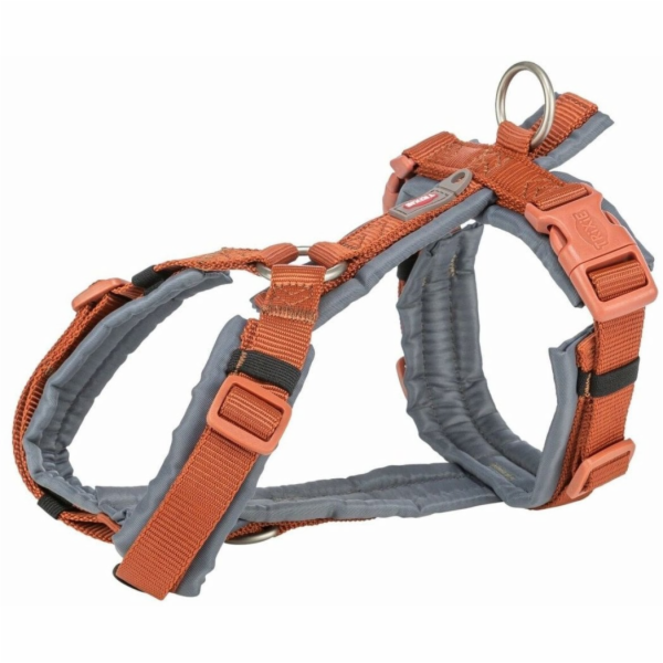 Trixie Premium Trekking Postroj pro psy oranžovo-grafitov...