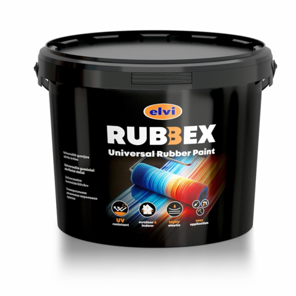 BARVA RUBBEX UNIVERSAL TMAVĚ HNĚDÁ 3,5 KG