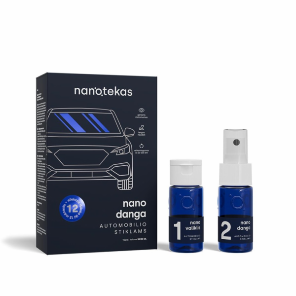 NANO POVRCH NA OKNA AUTOMOBILU 2X30ML