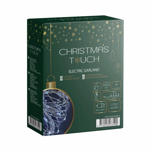 Žárovka dívka. Christmas Touch Micro, 200m, teplá bílá, 2...