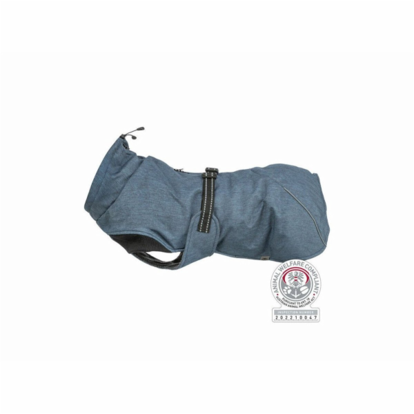 Lalazoo Riom, zimní kabát, pro psy, tmavě modrý, XXL: 80 cm