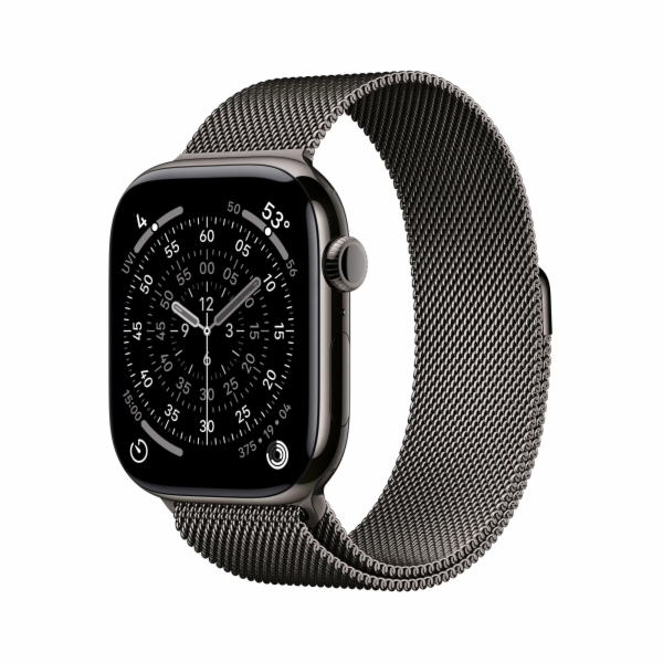 Apple Watch Series 11 GPS + Cellular 46mm Bridlicový sivý...
