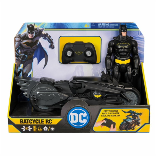 Hračka na motorku RC Batcycle 6072896, černá