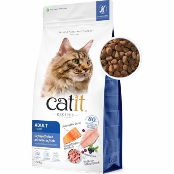 Catit Suché krmivo pro kočky Recipes Adult Fish s drůbeží...