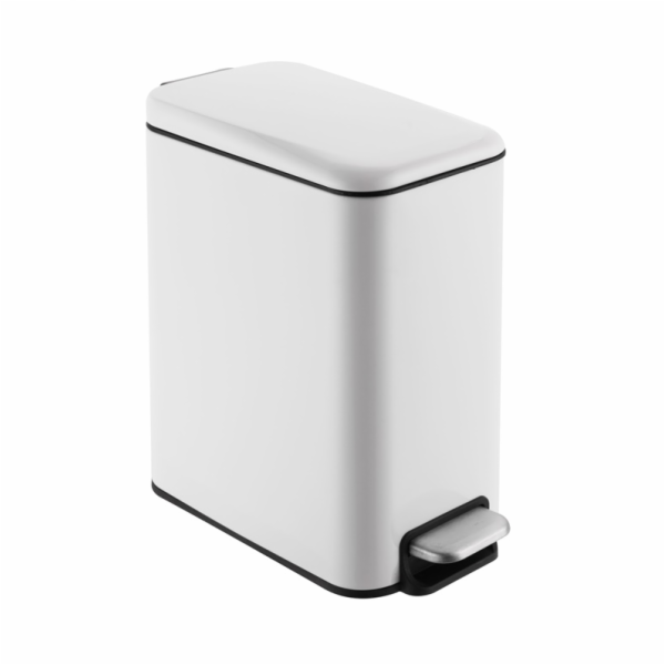 DOMOLETTI ODPADKOVÝ KOŠ 5L HSM-0849 BÍLÝ