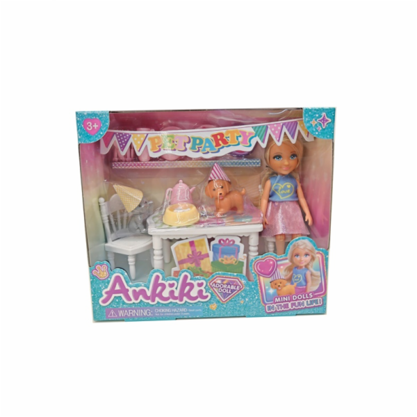 NENURODYTA_V Panenka Ankiki se psem 606011, 13 cm