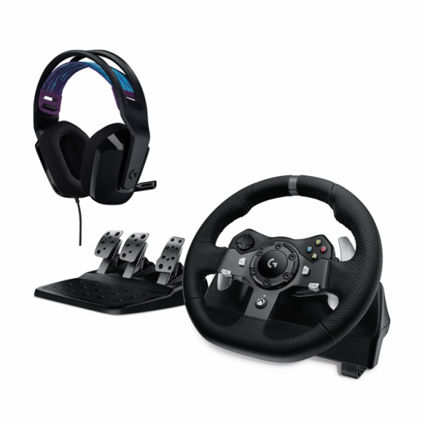 LOGITECH HERNÍ VOLAN G920+ SLUCHÁTKA G335 ČERNÝ