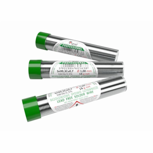 CYNEL Pájka SN99.3CU0.7-SW26/2.5% 1MM 14G