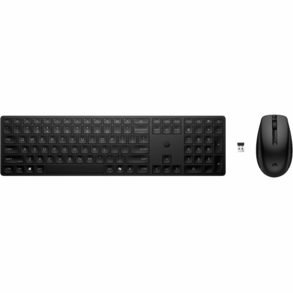 HP Tastatur+Maus 655 Set Kabellos Schwarz